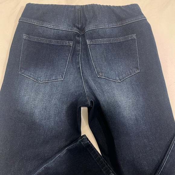 Soft Surroundings Pull-on Jeans Size Small Petite Dark Wash Skinny High Rise - Picture 4 of 9